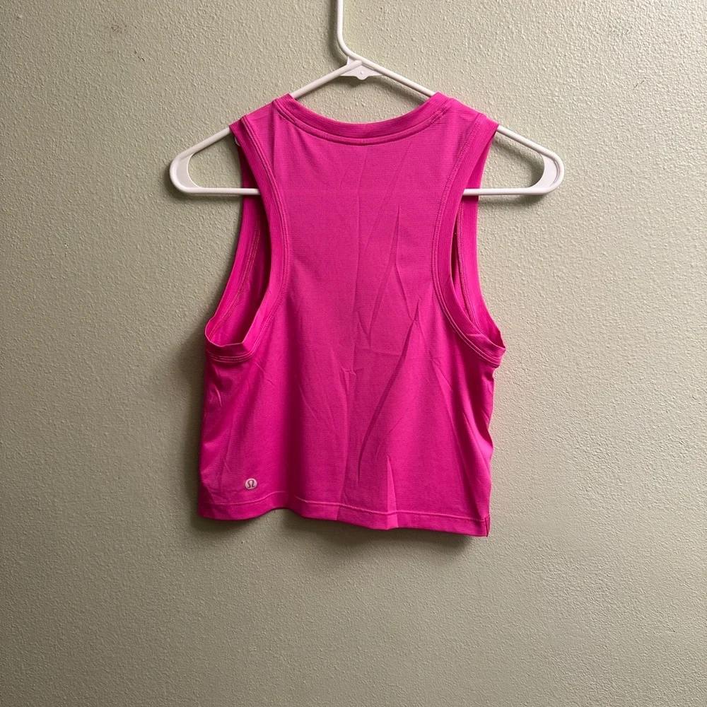 Lululemon Lightweight Tank Top Size 4 Hot Pink - Picture 2 of 7